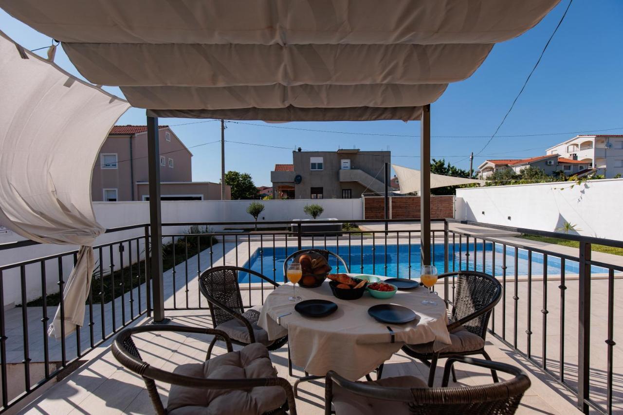 Villa Family And Friends Private Heated Pool With Jacuzzi Zadar Exterior foto